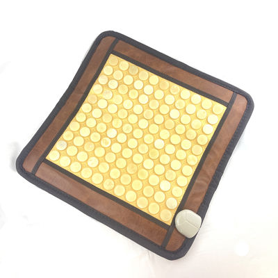 PU Leather Covered Natural Jade Cushion for Body Massage Keeping You Warm in Winter and Cool in Summer