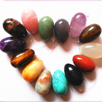 Middle Size Rose Quartz Yoni Eggs 2024 Trending Product for Rehabilitation Therapy