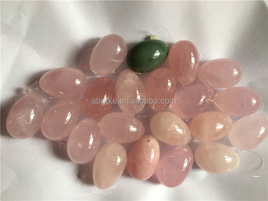 Middle Size Rose Quartz Yoni Eggs 2024 Trending Product for Rehabilitation Therapy