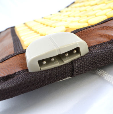 PU Leather Covered Natural Jade Cushion for Body Massage Keeping You Warm in Winter and Cool in Summer
