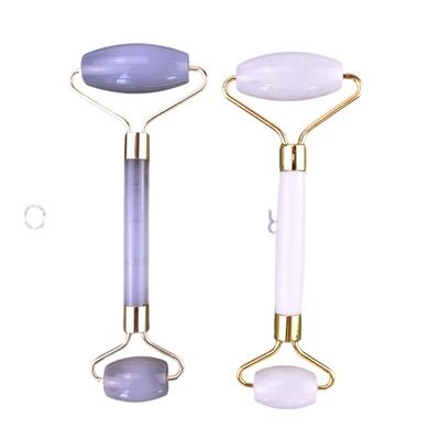 Natural Agate Facial Jade Roller Gua Sha Massager for Face Skin Beauty Tools Anti Aging Function Muscle Massage