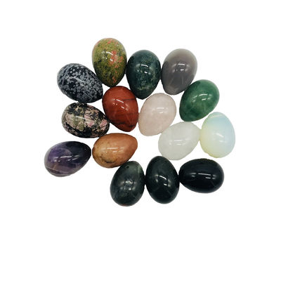 Colorful Folk Art Style Natural Gemstone Jade Yoni Eggs The Perfect Addition to Your Vaginal Health Routine