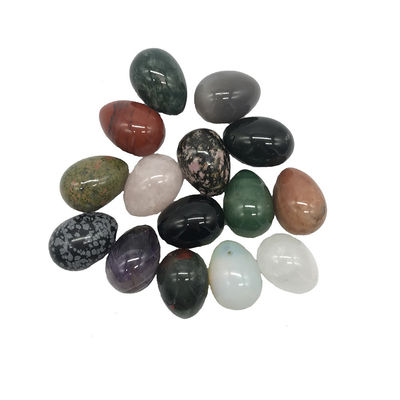 Colorful Folk Art Style Natural Gemstone Jade Yoni Eggs The Perfect Addition to Your Vaginal Health Routine