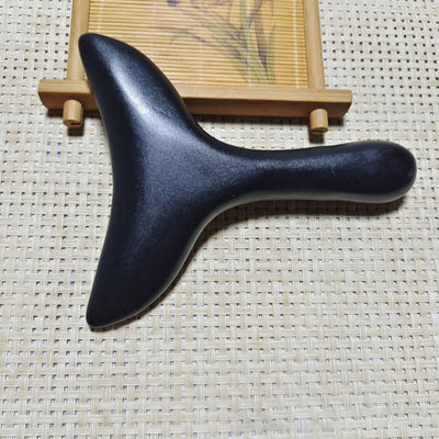 ISO9001 Certified Body Massager Natural Bian Stone Gua Sha Scraping Board for Back Massage and Meridian Brush