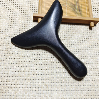 ISO9001 Certified Body Massager Natural Bian Stone Gua Sha Scraping Board for Back Massage and Meridian Brush