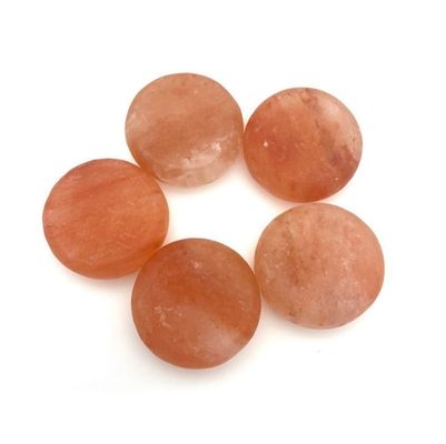 250g Natural Himalayan Rose Salt Soap for Beauty Salon SPA Essential Oil Handmade Scraping Massage Cold Hot Compress Stone