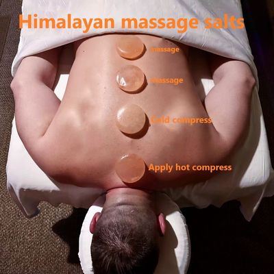 250g Natural Himalayan Rose Salt Soap for Beauty Salon SPA Essential Oil Handmade Scraping Massage Cold Hot Compress Stone
