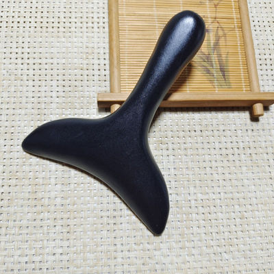 ISO9001 Certified Body Massager Natural Bian Stone Gua Sha Scraping Board for Back Massage and Meridian Brush