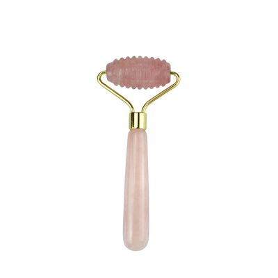 Facial Massage Tool 100% Natural Rose Quartz Gua Sha Jade Roller for Skin Care and Massage Tools