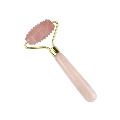 Facial Massage Tool 100% Natural Rose Quartz Gua Sha Jade Roller for Skin Care and Massage Tools