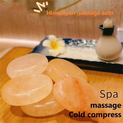 250g Natural Himalayan Rose Salt Soap for Beauty Salon SPA Essential Oil Handmade Scraping Massage Cold Hot Compress Stone
