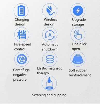 Massage Tools Traditional Chinese 24pcs Cups Anti Cellulite Electric Cupping Set Vacuum Gua Sha Cupping Therapy with Pump Gun Extension Tube