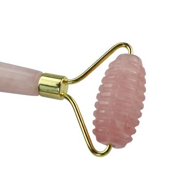 Facial Massage Tool 100% Natural Rose Quartz Gua Sha Jade Roller for Skin Care and Massage Tools