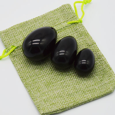 Hand Carved 2024 Black Obsidian Yoni Eggs Kegel Exercise Tool for Women's Health and Wellness