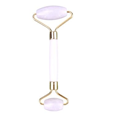 Natural White Jade Roller Guasha Face Beauty Massager Facial Gua Sha Massage Tools Anti Aging Custom Logo for Face Massage