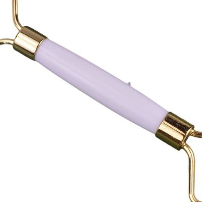 Natural White Jade Roller Guasha Face Beauty Massager Facial Gua Sha Massage Tools Anti Aging Custom Logo for Face Massage