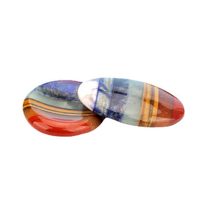 Chakra Balancing Essential Natural Worry Stone Finger Massage Tool with 45*35*8mm Size and ISO9001 Certificate