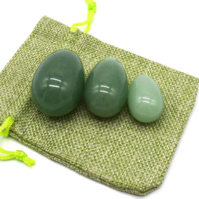 Achieve Stronger Pelvic Floor with Carved Green Jade Yoni Eggs Kegel Exercise