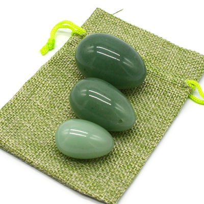 Achieve Stronger Pelvic Floor with Carved Green Jade Yoni Eggs Kegel Exercise