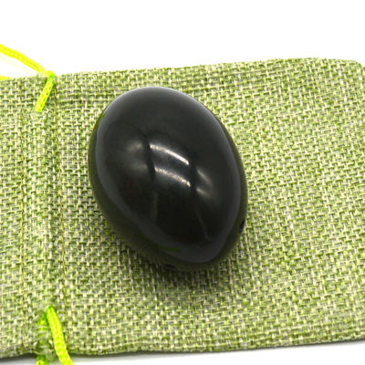 Egg Shaped Nephrite Kegel Jade Eggs Natural Gemstone Yoni Eggs 40*30mm