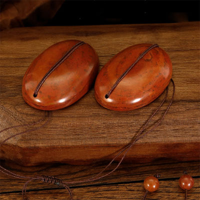 Natural Red Bian Stone Eye Mask for Full-body Massage Energy Stone Hot and Cold Compress Eye Fatigue Relief Tool