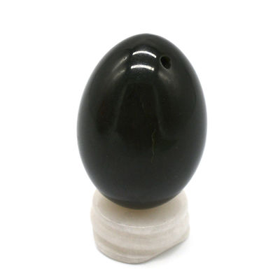 Egg Shaped Nephrite Kegel Jade Eggs Natural Gemstone Yoni Eggs 40*30mm