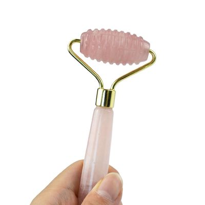 Facial Massager Natural Rose Quartz Jade Roller 100% Crystal for Face and Eye Massage Beauty Products