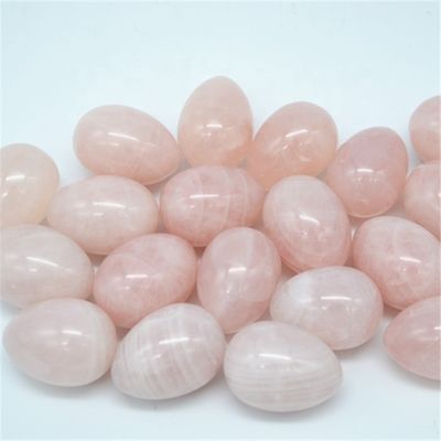 Rose Quartz Yoni Eggs for Women's PC Muscle Training and Kegel Exercise