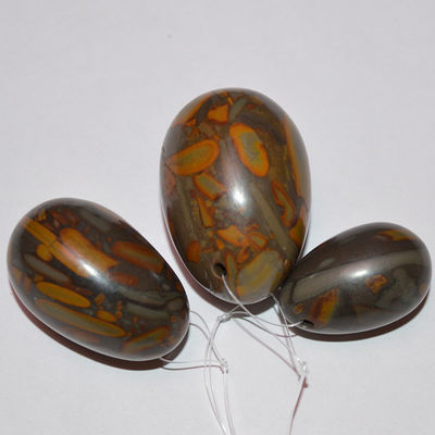 Polished Traditional Natural Raw Nuwa Stone Jade Yoni Eggs for Health Care OEM ODM and Technical
