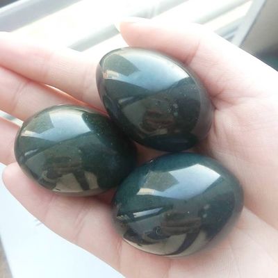 Crystal Loose Beads Material Green Nephrite Jade Yoni Eggs for Vaginal Tightening and Strengthening