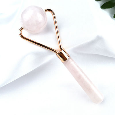 Rose Quartz Facial Ice Roller Guasha 100% Natural Crystal Gua Sha Massager For Pink Beauty Tool Face Massage Pink Crystal