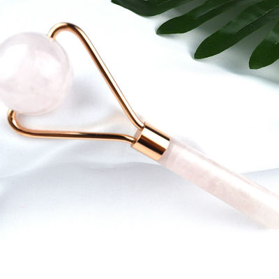 Rose Quartz Facial Ice Roller Guasha 100% Natural Crystal Gua Sha Massager For Pink Beauty Tool Face Massage Pink Crystal