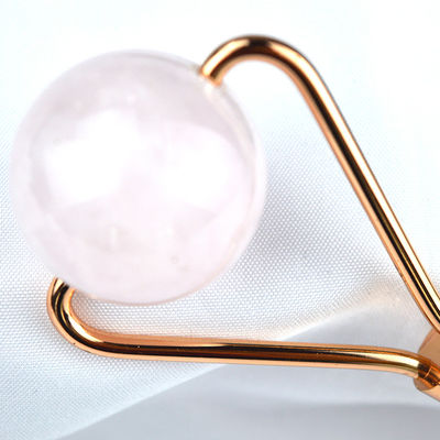 Rose Quartz Facial Ice Roller Guasha 100% Natural Crystal Gua Sha Massager For Pink Beauty Tool Face Massage Pink Crystal