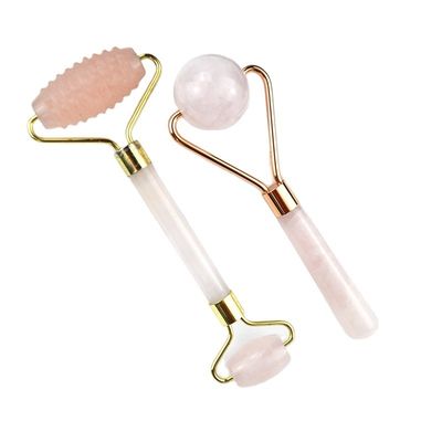 Rose Quartz Facial Gua Sha Roller and Natural Stone Scraping Plate Your Secret to a Relaxing Face Massage