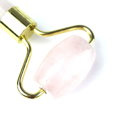 Facial Massager Natural Private Label Crystal Rose Quartz Pink Guasha Gua Sha Massage Jade Roller for Face Massage Tool