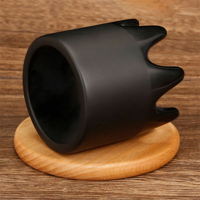 6*6*6.1cm Natural Black Bian Stone Gua Sha Scraping Massager Jade Stone Guasha Scalp Comb Head Massage Meridian Dredging Comb