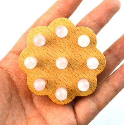 Rose Quartz Scalp Massage Comb Head Hair Care Jade Massager Hair Brush Body Massage Equipment for Relaxing Head Massage