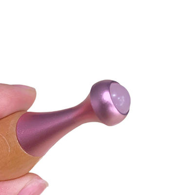 Wooden Handle Jade Massage Roller Facial Gua Sha Massage Stick and Eye Care Tools for Promoting Eye Cream Absorption