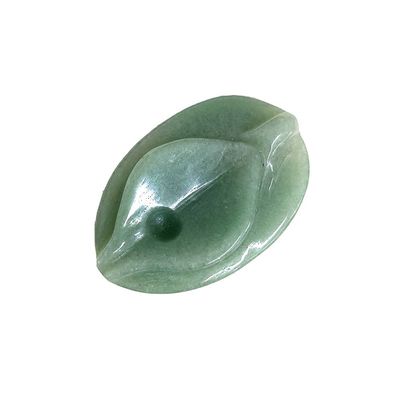 Jade Vagina Carving Craft Green Natural Healing Fluorite Spirituality Reiki Women Flower Figurine for Products