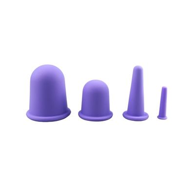 Body Massage Equipment Silicone Suction Cupping Four Set Series for Face Guasha Wrinkle Removal Skin Care Spa Beauty Therapy Cups
