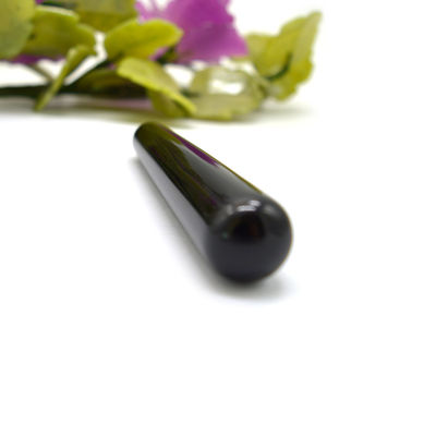10*2cm Black Obsidian Yoni Wand Your Ultimate Tool for Women's Health and Massage