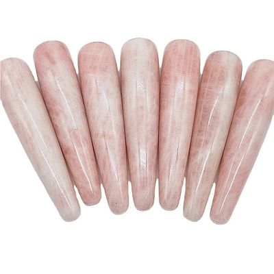 Rose Quartz Dildo Massage Wand Sexual Massage Wand Women Yoni Wand