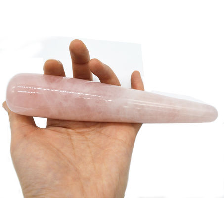 Rose Quartz Dildo Massage Wand Sexual Massage Wand Women Yoni Wand