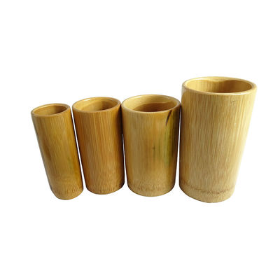 Brown Bamboo Cupping Therapy Set for Myofascial Release Massage and Tension Relief