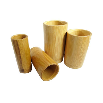 Brown Bamboo Cupping Therapy Set for Myofascial Release Massage and Tension Relief