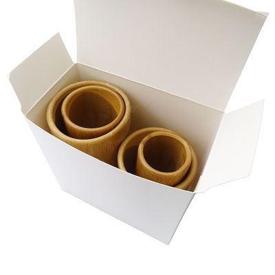 Brown Bamboo Cupping Therapy Set for Myofascial Release Massage and Tension Relief