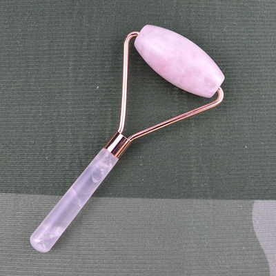 Facial Massager 2024 Popular Natural Rose Quartz Facial Roller 100% Natural Crystal Massager For Face Eye Massage Products Beauty Tools