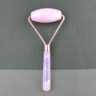 Facial Massager 2024 Popular Natural Rose Quartz Facial Roller 100% Natural Crystal Massager For Face Eye Massage Products Beauty Tools