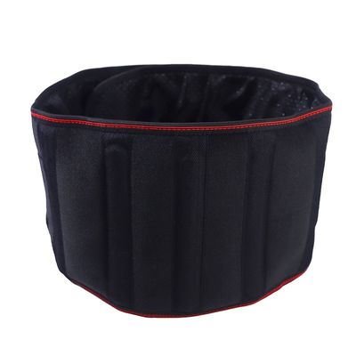 Infrared Physiotherapy Adjustable Hot Compress Lumbar Massage Lower Back Brace Belt for Pain Relief and Support in Blac