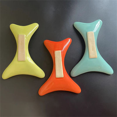 Ceramic Body Gua Sha Scraping Board for Lymphatic Drainage and Customized Logo Availabled Ceramic Manual Massager